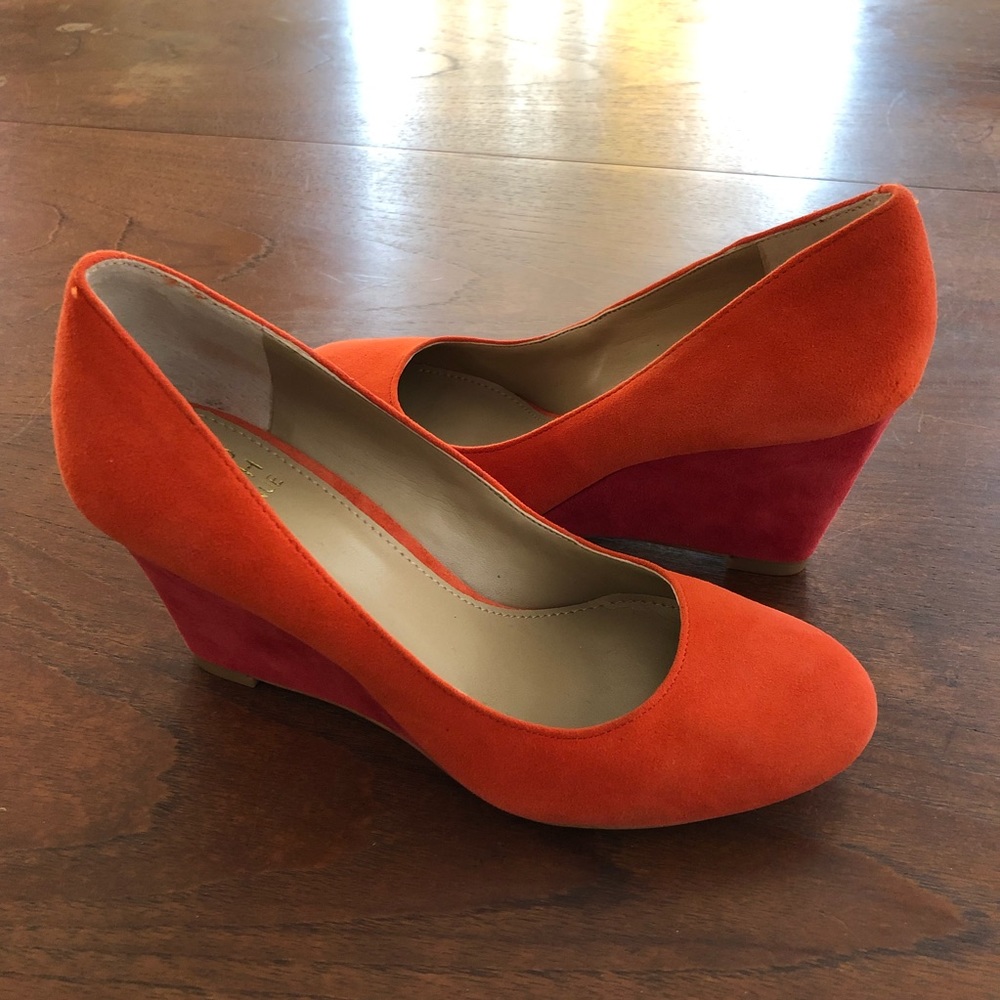 Saks Fifth Avenue Suede Heels